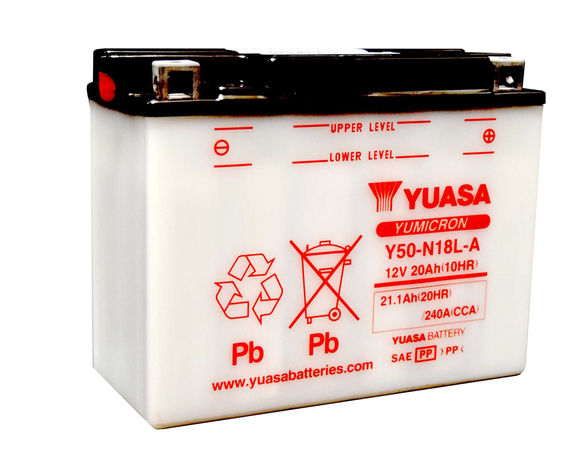 Battery 12V 60Ah 640A YUASA high performance (YBX5075) - Vlad