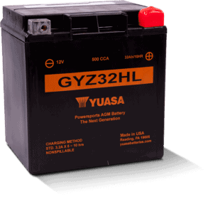 Pack 2 batteries YUASA 6V 4Ah + Chargeur de Batterie 12 Volts +